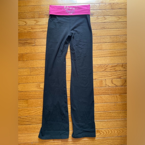 Victoria’s Secret Make Me An Angel Fold Over Yoga Pants XS Glitter Y2K - Picture 1 of 6